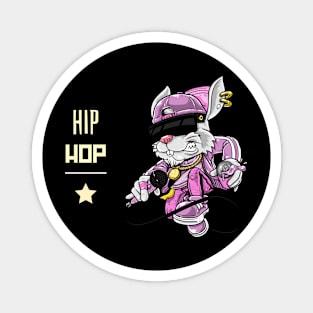 Hip Hop Rabbit Magnet